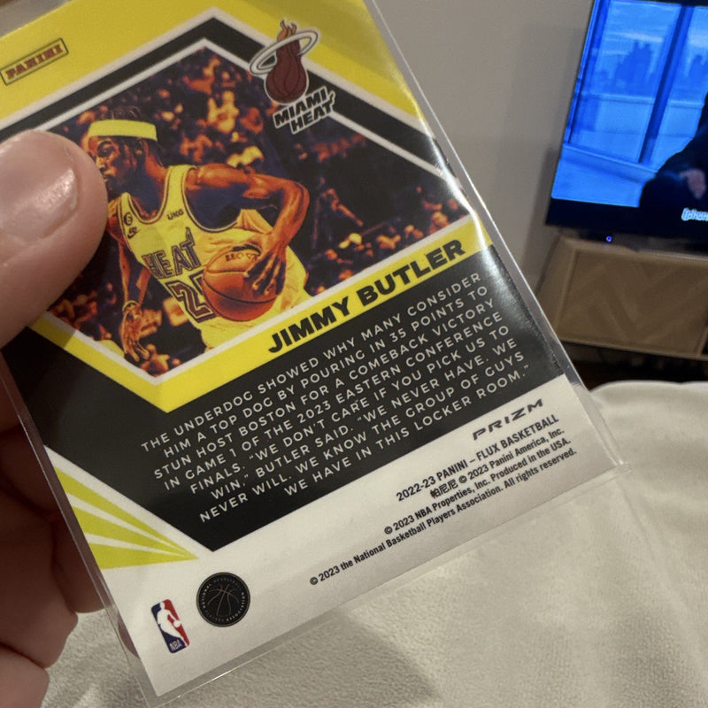 2022 23 Panini Flux Prizm Jimmy Butler #18 Miami Heat Basketball Card2