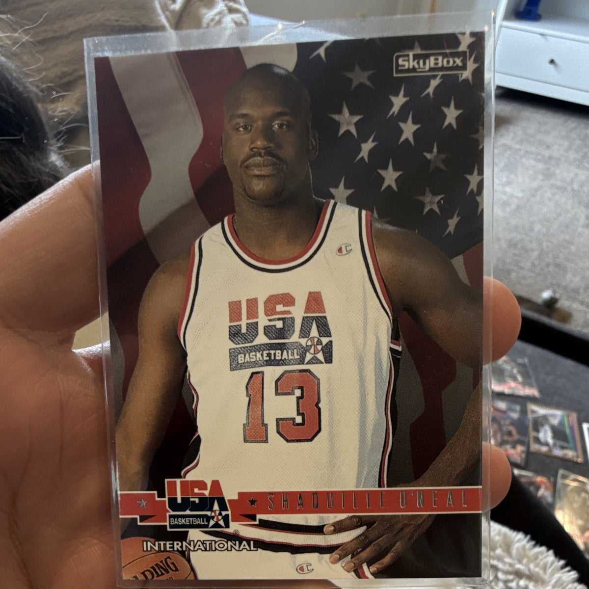 SkyBox 1994 USA Basketball International #67 Shaquille O'Neal Insert0