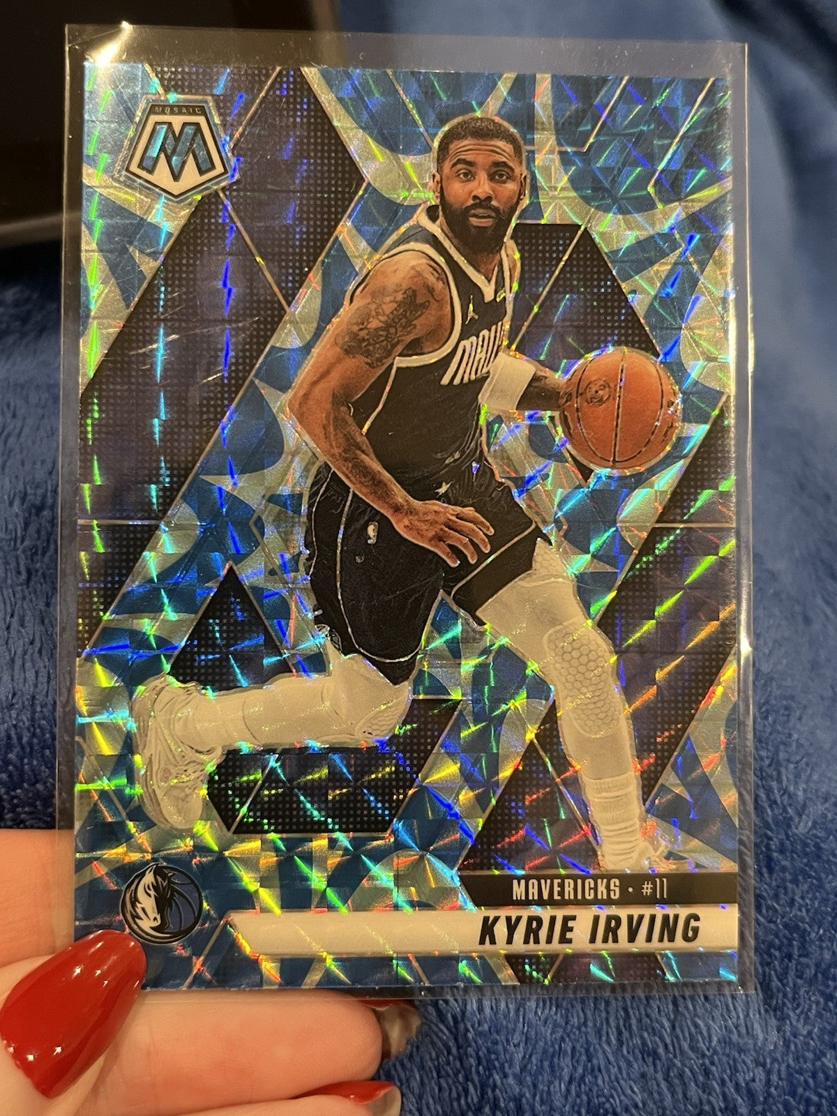 Panini Mosaic 2024 25 Kyrie Irving Prizm #184 Dallas Mavericks1