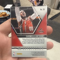 Carmelo Anthony Base Set 2019 20 Panini Mosaic Portland Trail Blazers 251