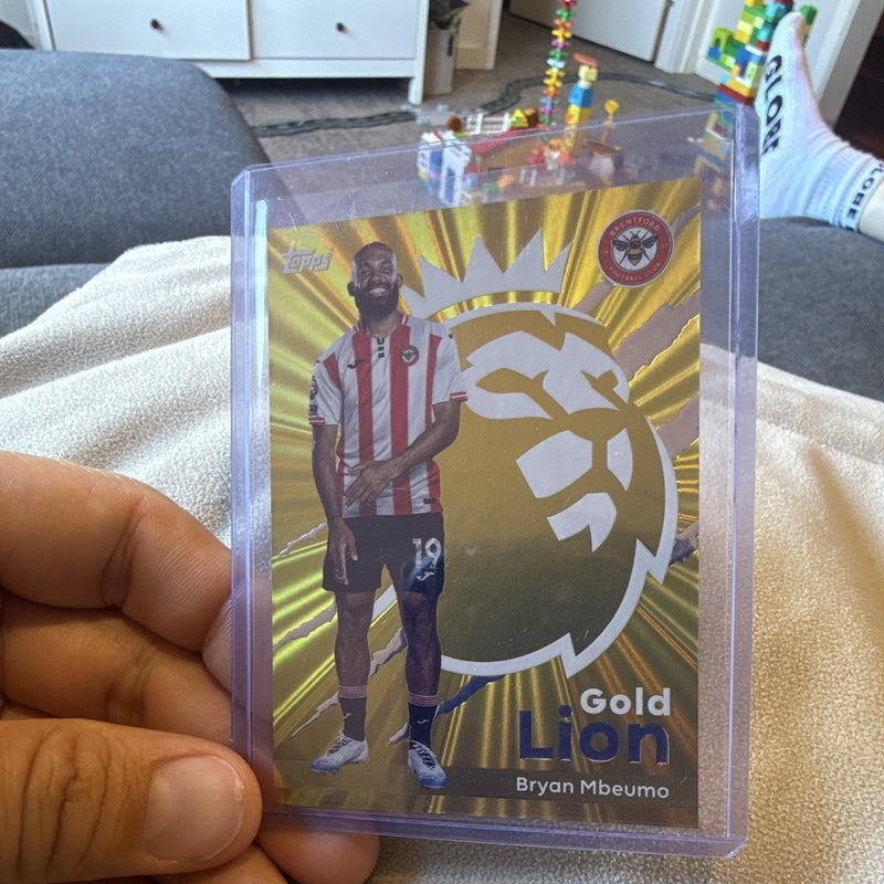 Bryan Mbeumo Gold Lion GL 4 Topps Premier League 2025/26 Brentford0