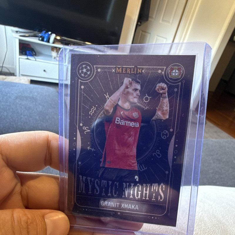 Topps Granit Xhaka Mystic Nights MN 3 Merlin UEFA Champions League 20250