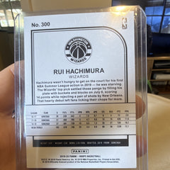 Panini 2019 20 NBA Hoops Tribute Rui Hachimura Rookie RC Wizards #3001