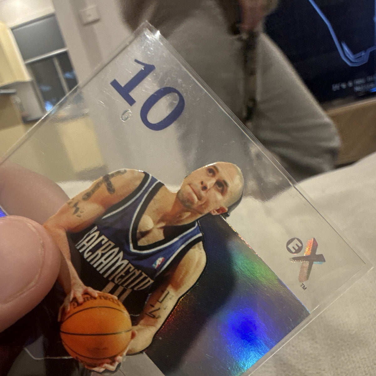 Fleer/SkyBox E X 2003 04 Mike Bibby Insert Sacramento Kings #102