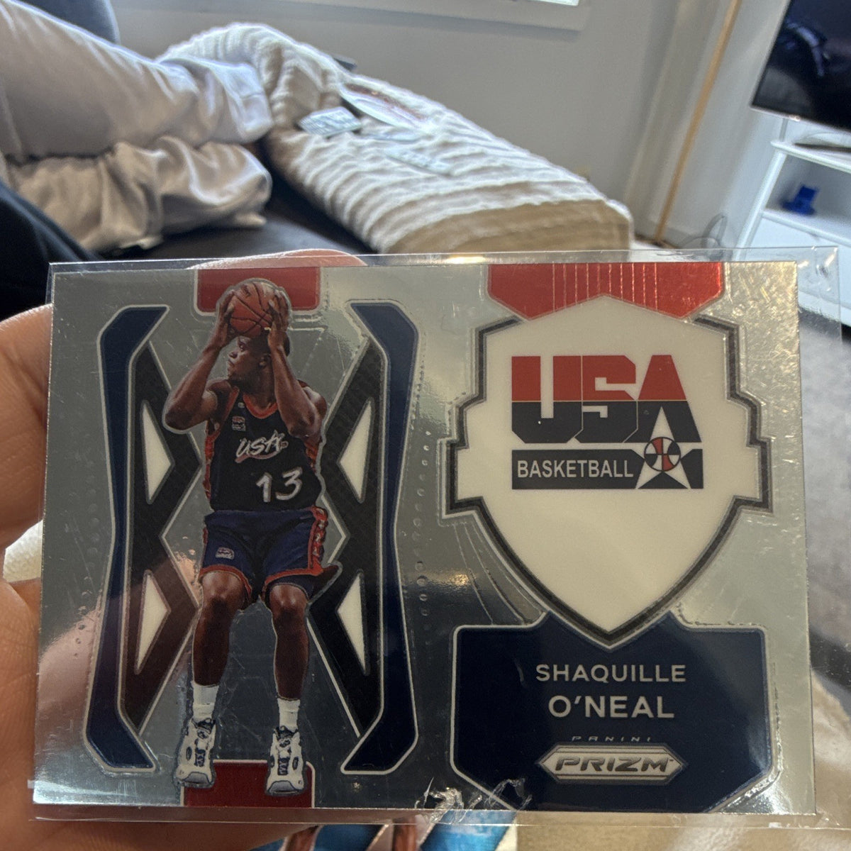Panini 2021 22 Prizm Basketball Shaquille O'Neal USA Basketball Insert No. 100