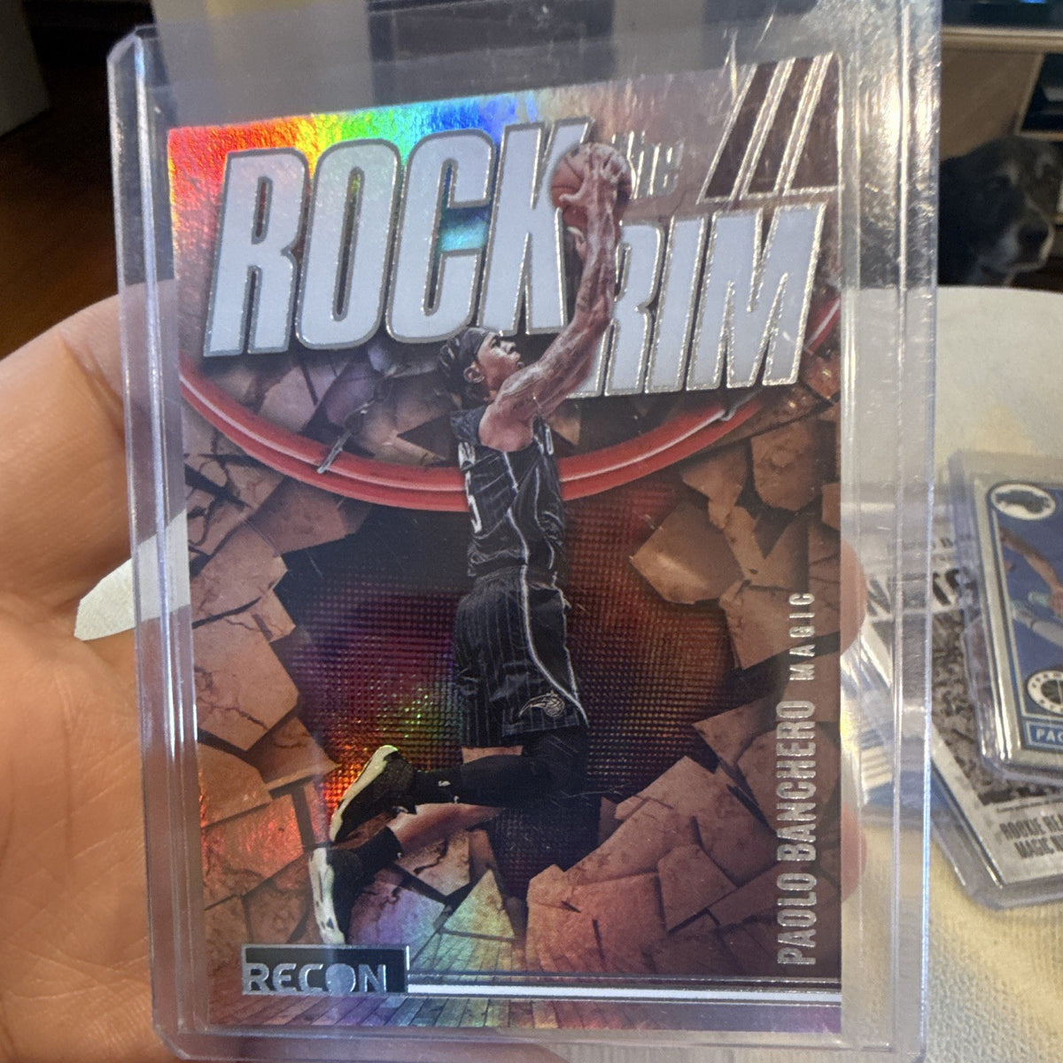 Panini Recon 2023 24 Paolo Banchero Orlando Magic Rock the Rim No. 10