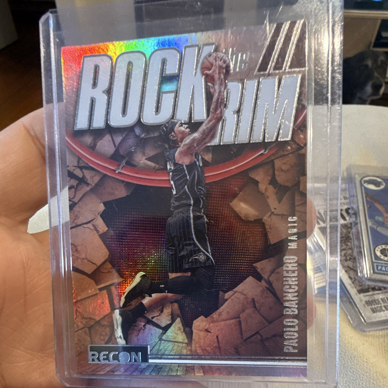 Panini Recon 2023 24 Paolo Banchero Orlando Magic Rock the Rim No. 10