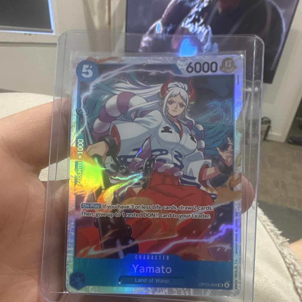 Bandai Yamato SR Parallel Foil OP13 054 6000 Power0