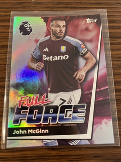 John McGinn Full Force Insert Topps Premier League 2025/26 #35 Aston Villa1