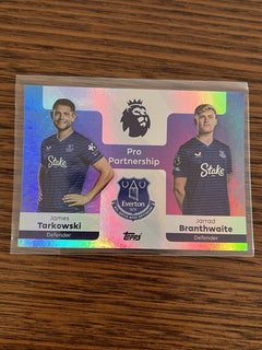 Tarkowski Branthwaite Pro Partnership Insert Topps Premier League Everton 3691