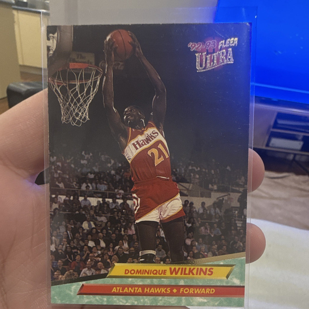 Fleer Ultra 1992 93 Dominique Wilkins Base Set Atlanta Hawks #60