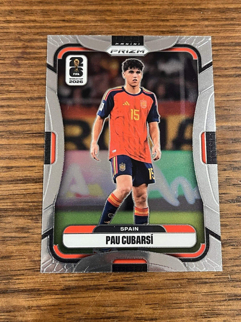 Panini Prizm FIFA World Cup 2026 Base Pau Cubarsí Spain #65 Soccer Card1