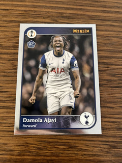 Damola Ajayi Rookie Topps Merlin Collections UEFA Europa League 112 Tottenham0