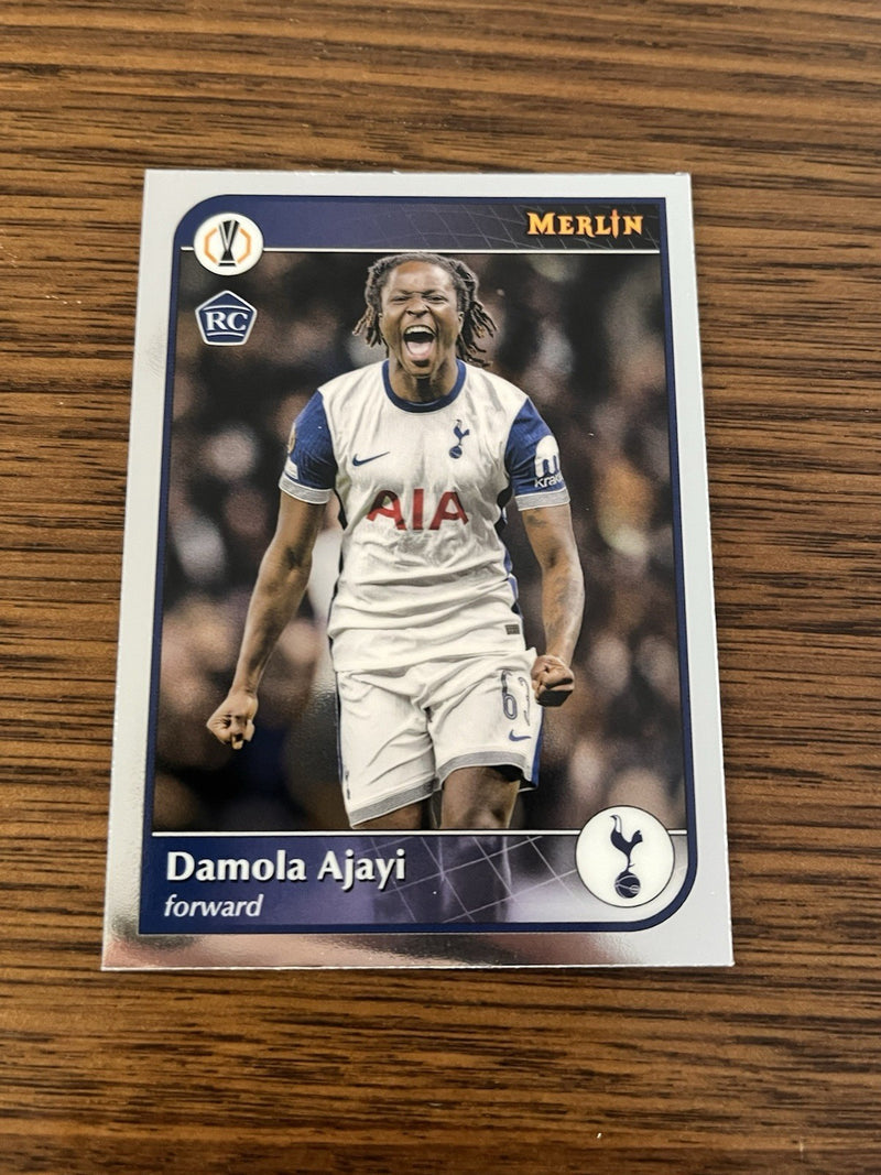 Damola Ajayi Rookie Topps Merlin Collections UEFA Europa League 112 Tottenham0