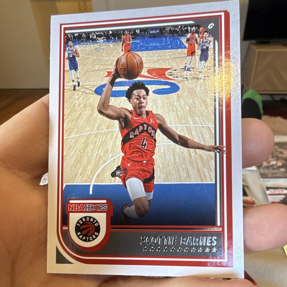 Panini 2022 23 NBA Hoops Scottie Barnes Rookie 37 Toronto Raptors0