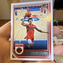 Panini 2022 23 NBA Hoops Scottie Barnes Rookie 37 Toronto Raptors0