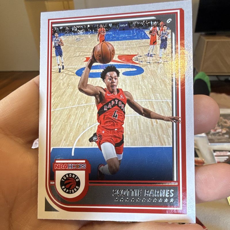 Panini 2022 23 NBA Hoops Scottie Barnes Rookie 37 Toronto Raptors0