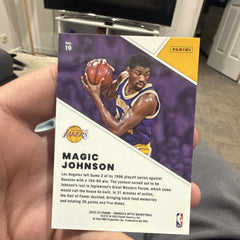 Panini Donruss Optic 2022 23 Winner Stays Magic Johnson #19 Lakers Insert1