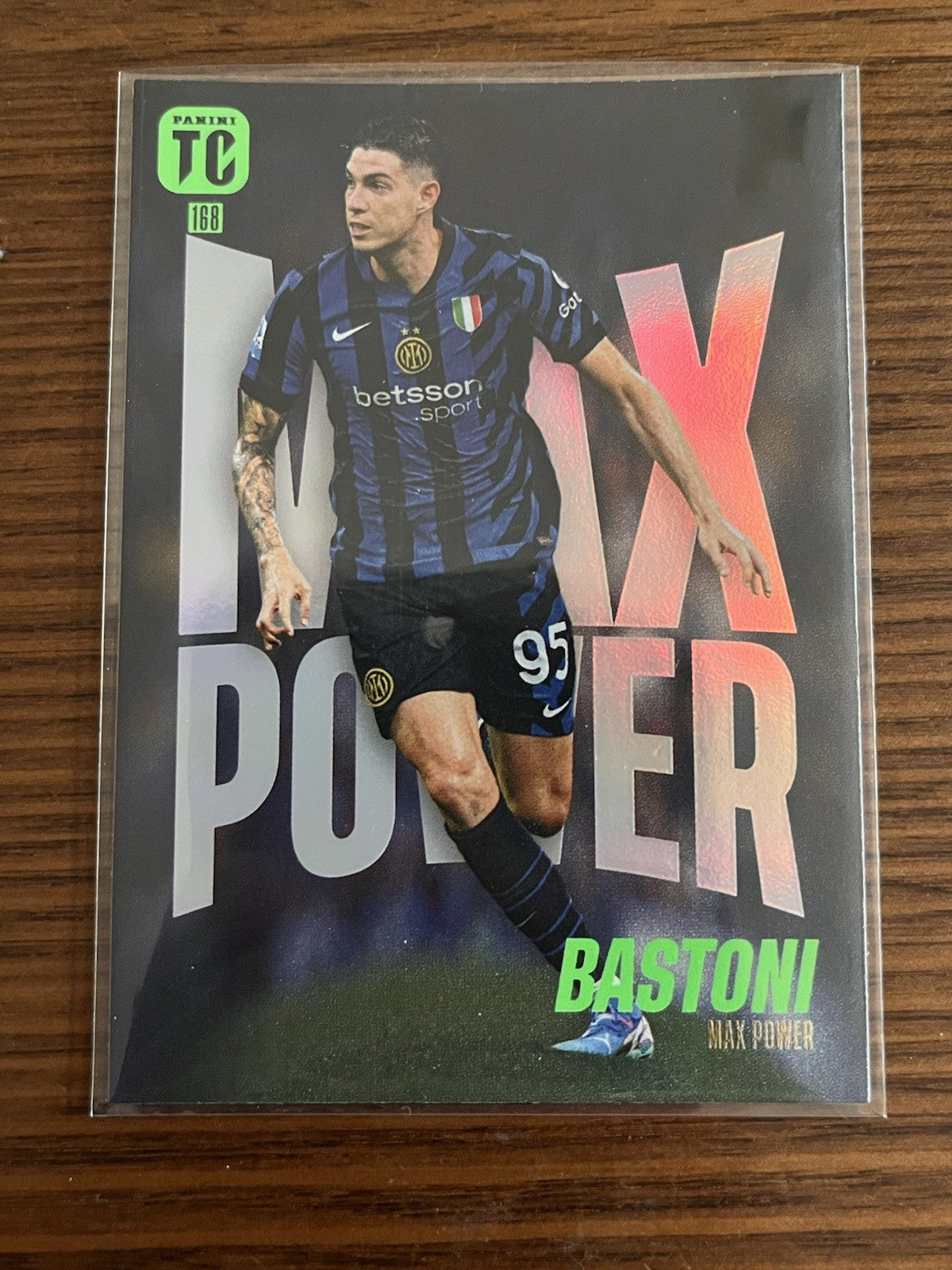 Panini Top Class Alessandro Bastoni Max Power Inter Serie A #168 Insert1