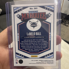Panini 2021 22 Chronicles Marquee Insert LaMelo Ball Charlotte Hornets 3611
