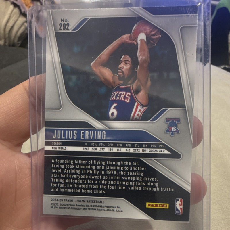 Panini Prizm 2024 25 Julius Erving Legends Base Set #292 Philadelphia 76ers1