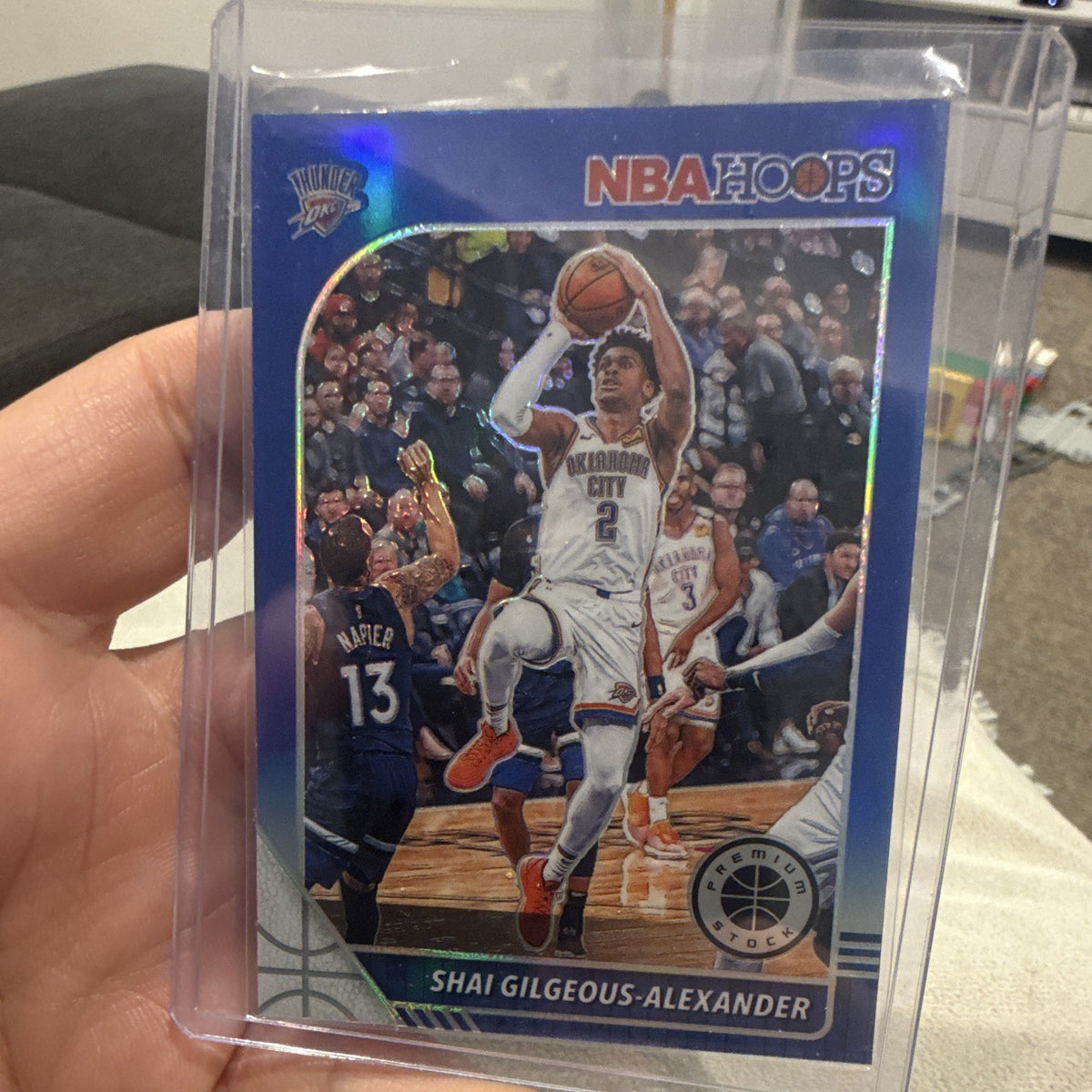Panini Shai Gilgeous Alexander Hoops Premium Stock Prizm 2019 20 #80 OKC0