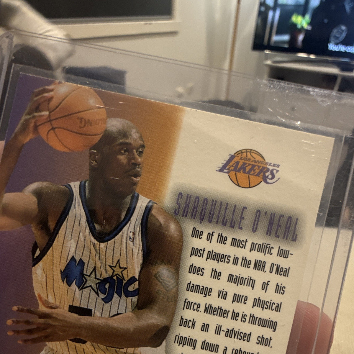 Fleer Ultra 1996-97 Shaquille O'Neal On the Block Insert #135 Magic2