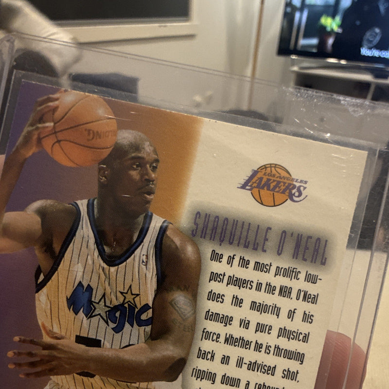 Fleer Ultra 1996-97 Shaquille O'Neal On the Block Insert #135 Magic2
