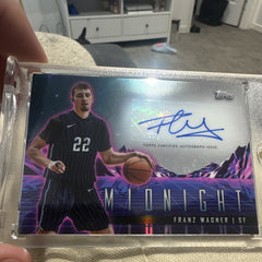 Topps 2024 Midnight Basketball Franz Wagner Horizon Signatures HS FW Auto0