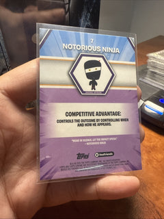 Vee friends Topps Chrome Notorious Ninja Numbered 3/1504