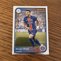 Topps Merlin Collections Désiré Doué Base UEFA Champions League Paris SG #780