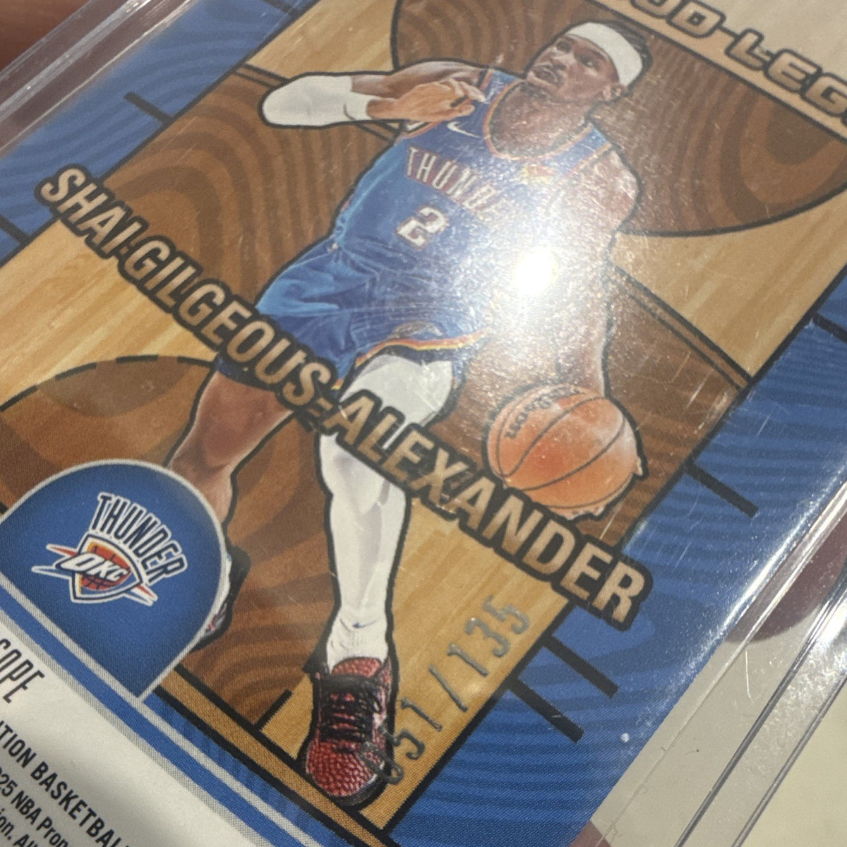 Panini 2024 25 Revolution Shai Gilgeous Alexander Hardwood Legacy Shimmer /1352