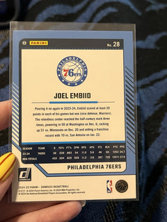 Panini Donruss 2024 25 Joel Embiid Base Set Philadelphia 76ers #282