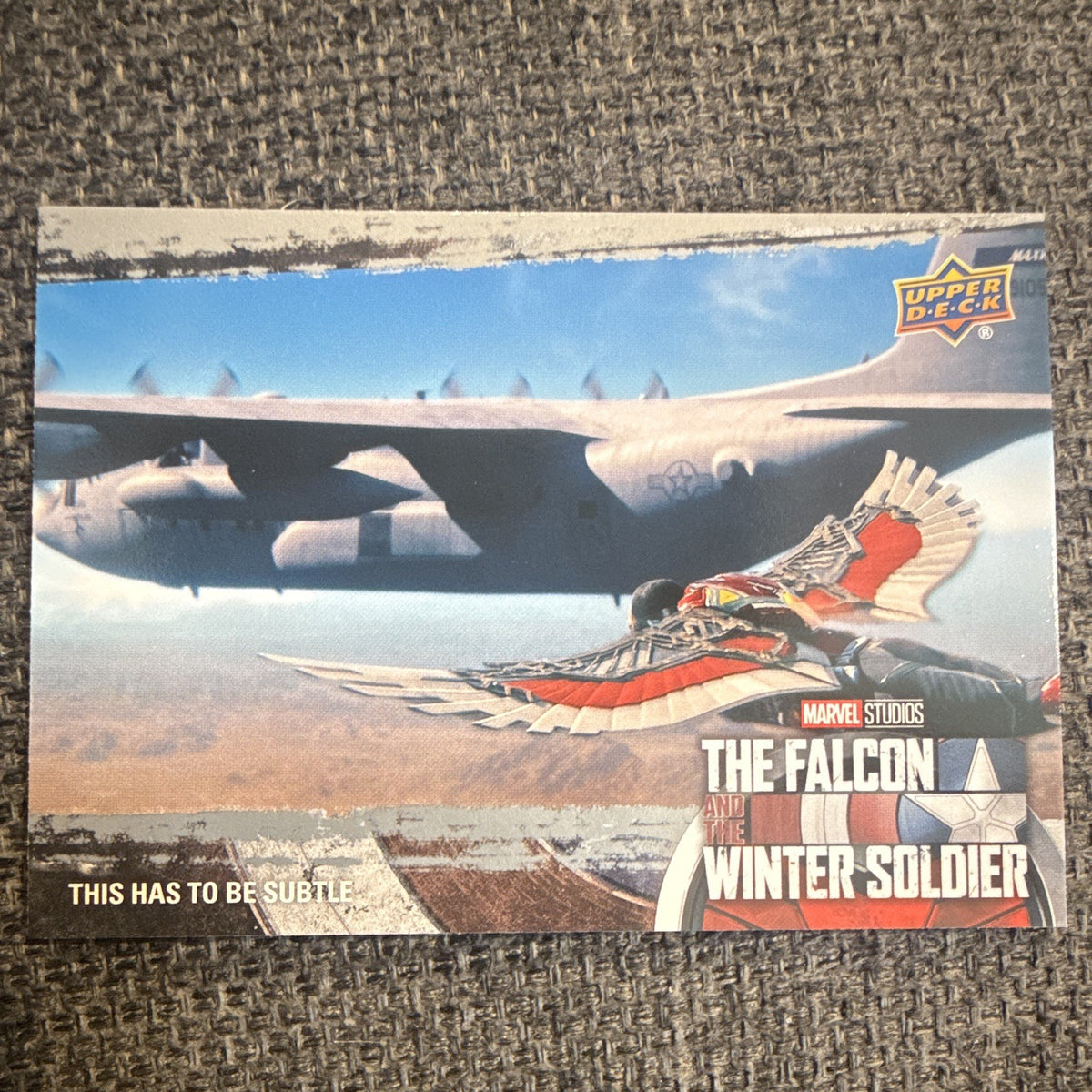 Upper Deck Falcon & Winter Soldier Base Card #3 This Has to Be Subtle1