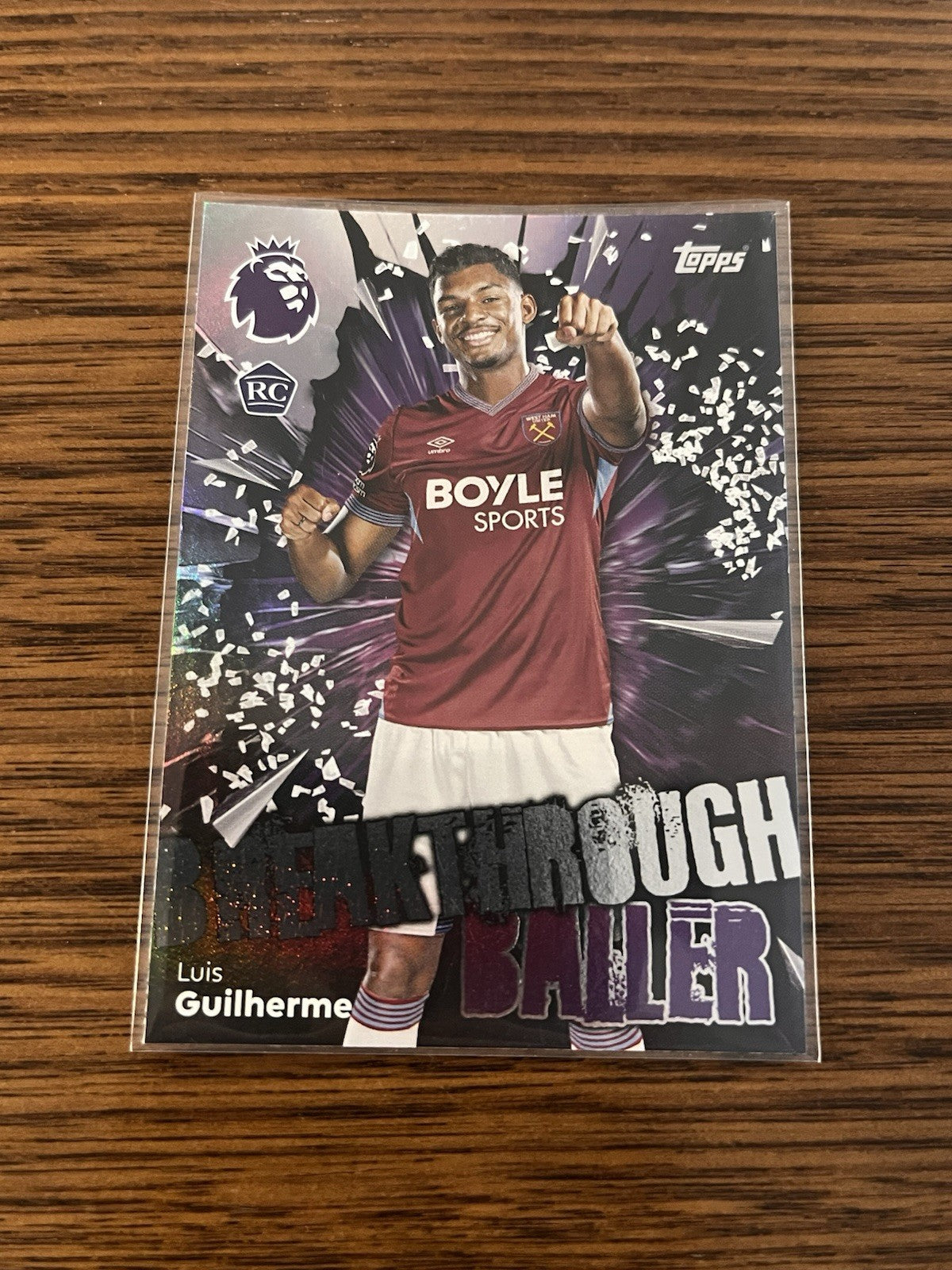 Topps Premier League 2025/26 Breakthrough Baller Luis Guilherme RC 2880