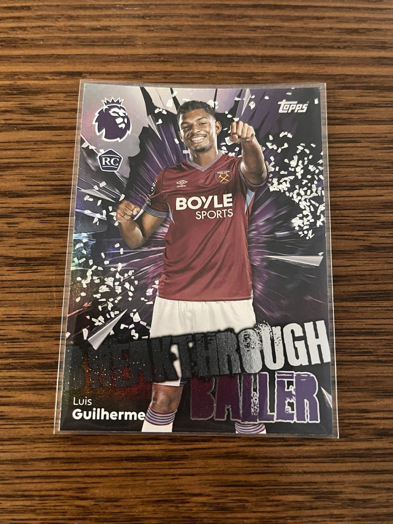 Topps Premier League 2025/26 Breakthrough Baller Luis Guilherme RC 2880