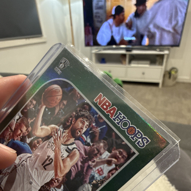 Panini NBA Hoops 2019 20 Joe Harris Green Holo Parallel #14 Nets 97/993