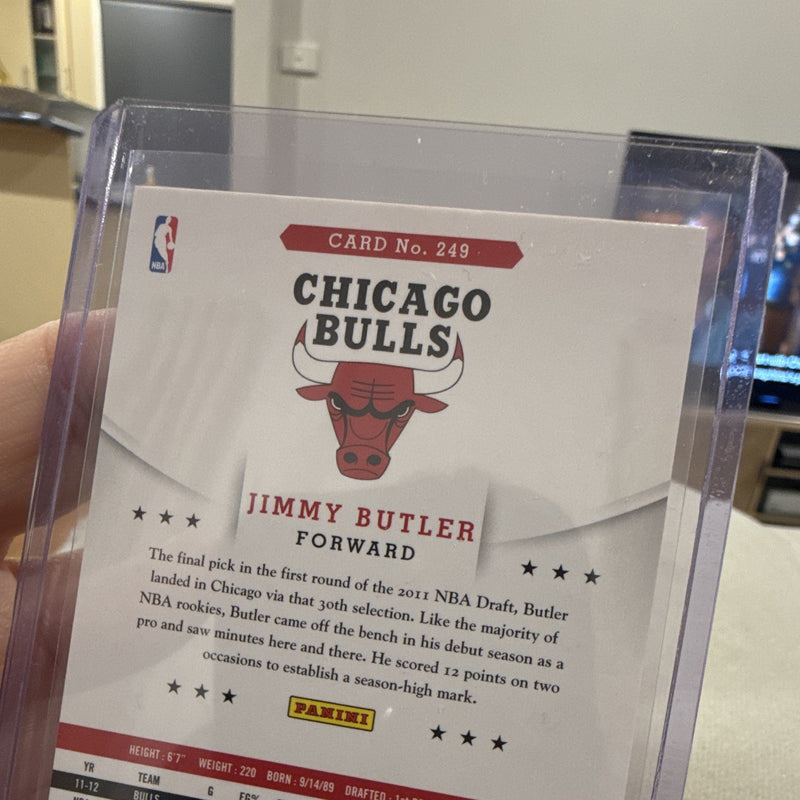 Panini NBA Hoops Base Jimmy Butler Chicago Bulls #249 2011 12 (2012)2