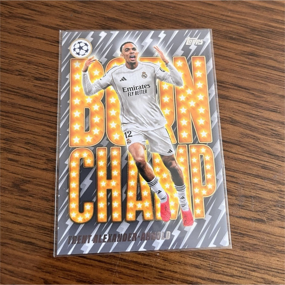 Topps Trent Alexander Arnold Born Champ BC 5 UEFA Champions League Real Madrid0