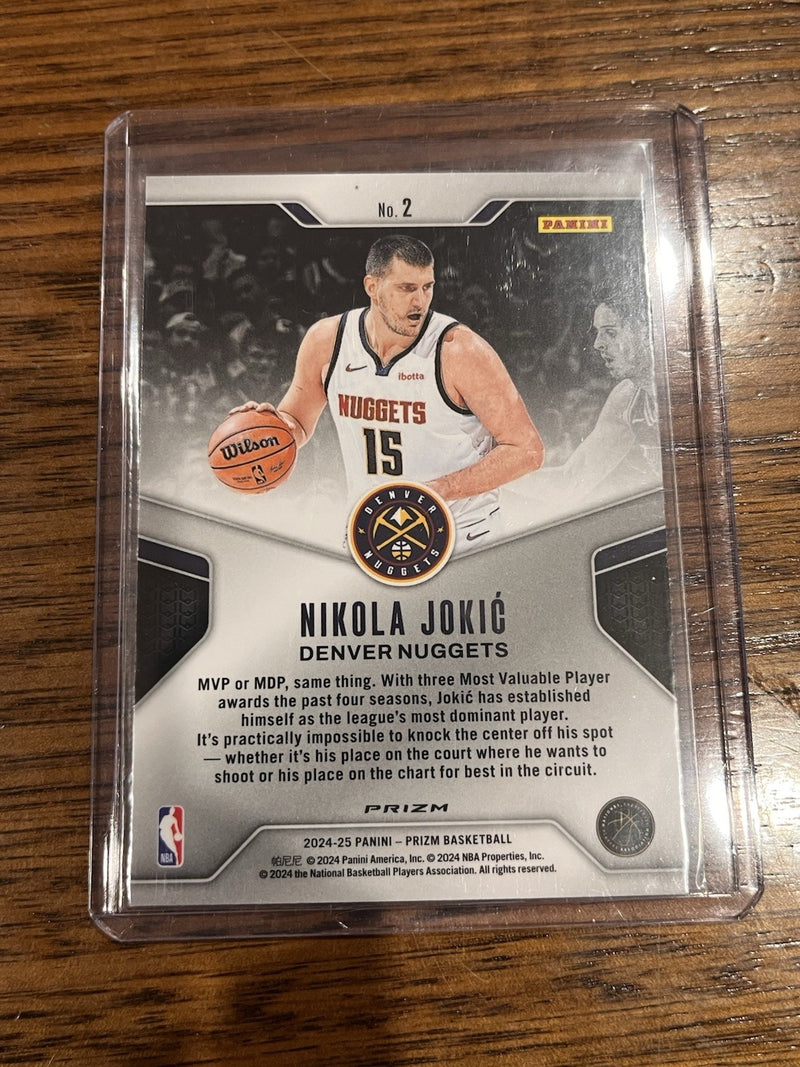 Panini Prizm Dominance Insert Nikola Jokić Denver Nuggets No. 2 2024 252