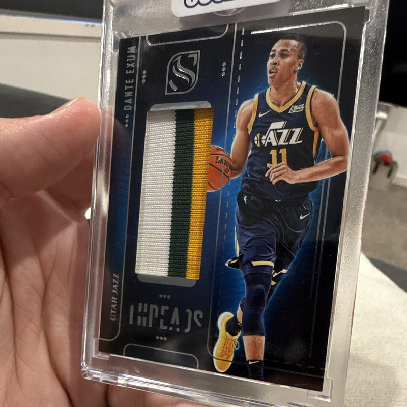 Panini Dante Exum Threads THR-EXU 2024-25 Utah Jazz Memorabilia0