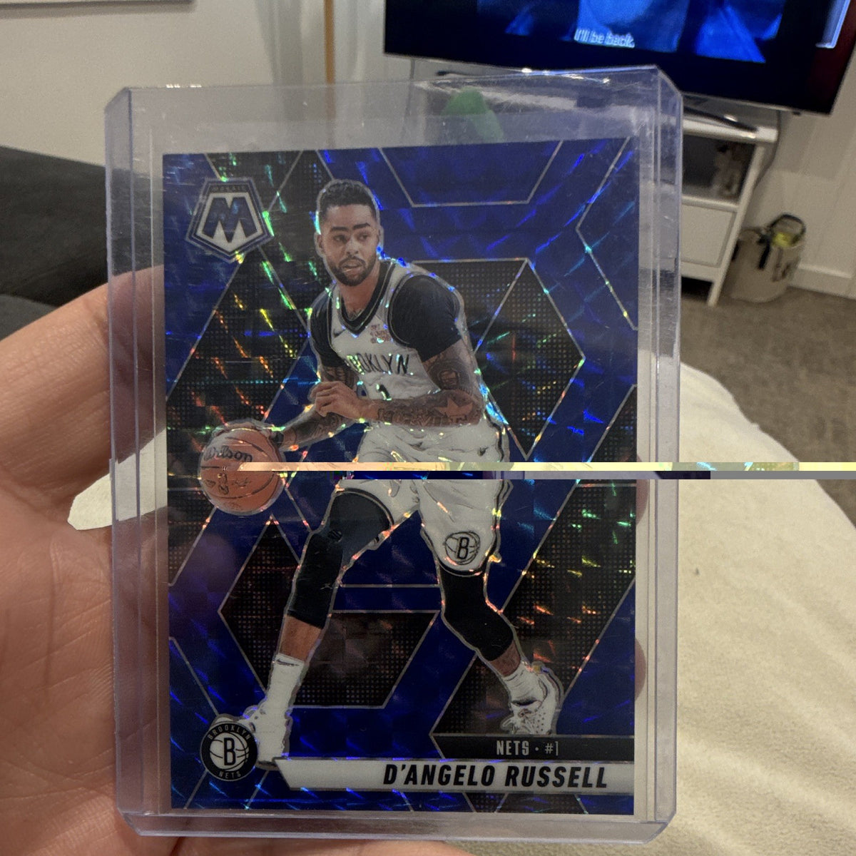 Panini Mosaic D'Angelo Russell Brooklyn Nets Parallel #179 185/1990