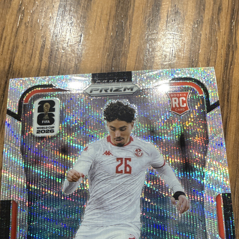 Panini Prizm FIFA World Cup 2026 Sebastian Tounekti Rookie Tunisia #4271