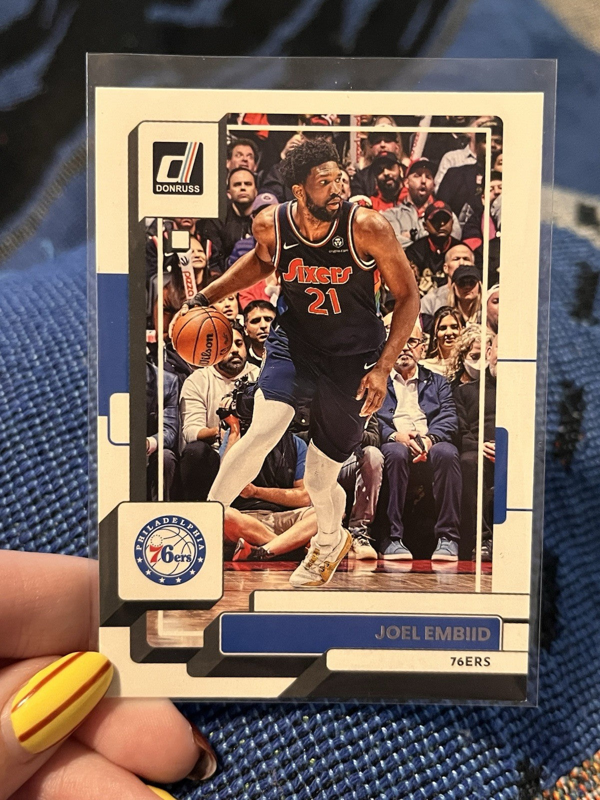 Panini Donruss 2022 23 Joel Embiid Base Set Philadelphia 76ers #211