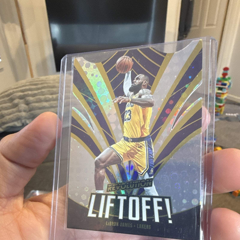 Panini 2023 24 Revolution Basketball Liftoff! #1 LeBron James Lakers Insert0