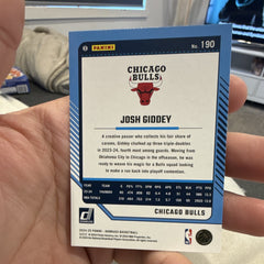 Panini Donruss 2024 25 Josh Giddey Base Set Chicago Bulls #1901