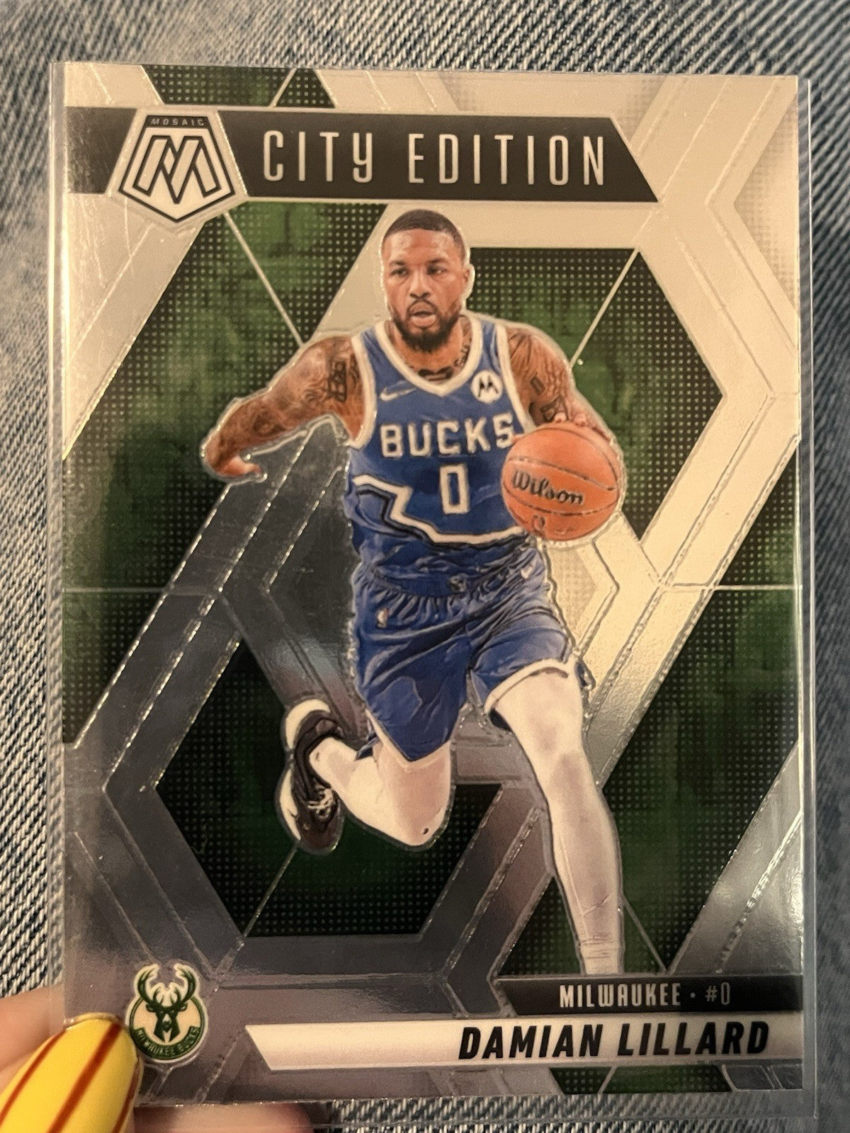 Panini Mosaic 2024-25 City Edition Insert Damian Lillard Bucks #2851