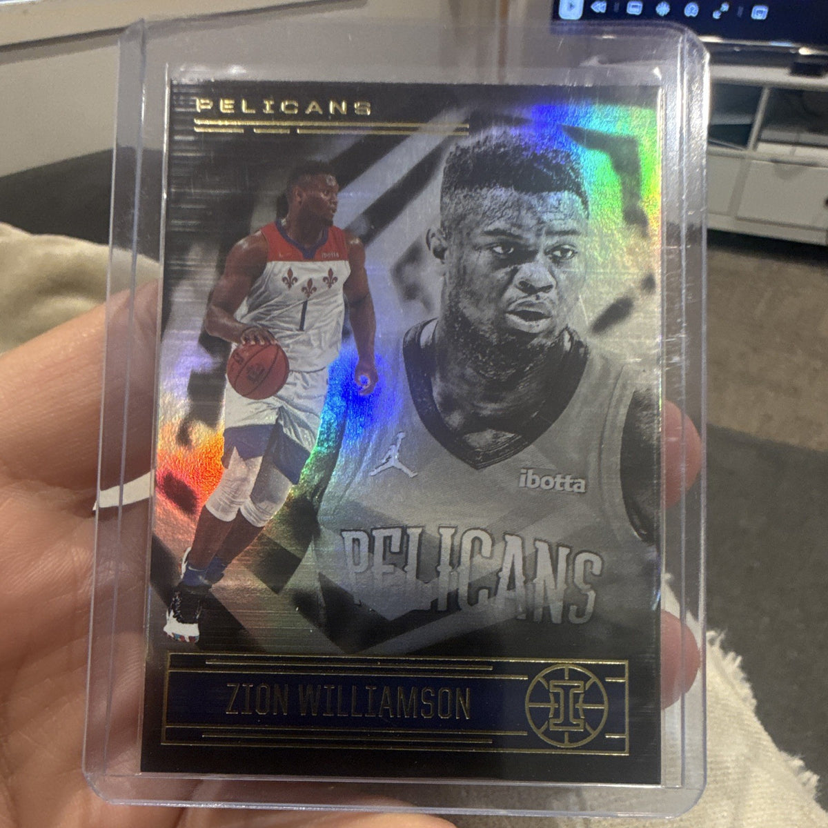 Panini Illusions 2020 21 Zion Williamson Hologram Pelicans #1160