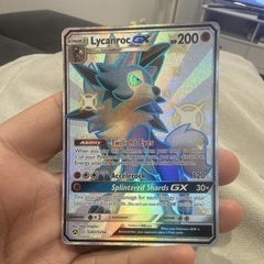 Pokémon TCG Hidden Fates Lycanroc GX SV67/SV94 Ultra Rare Holo 200HP 20190