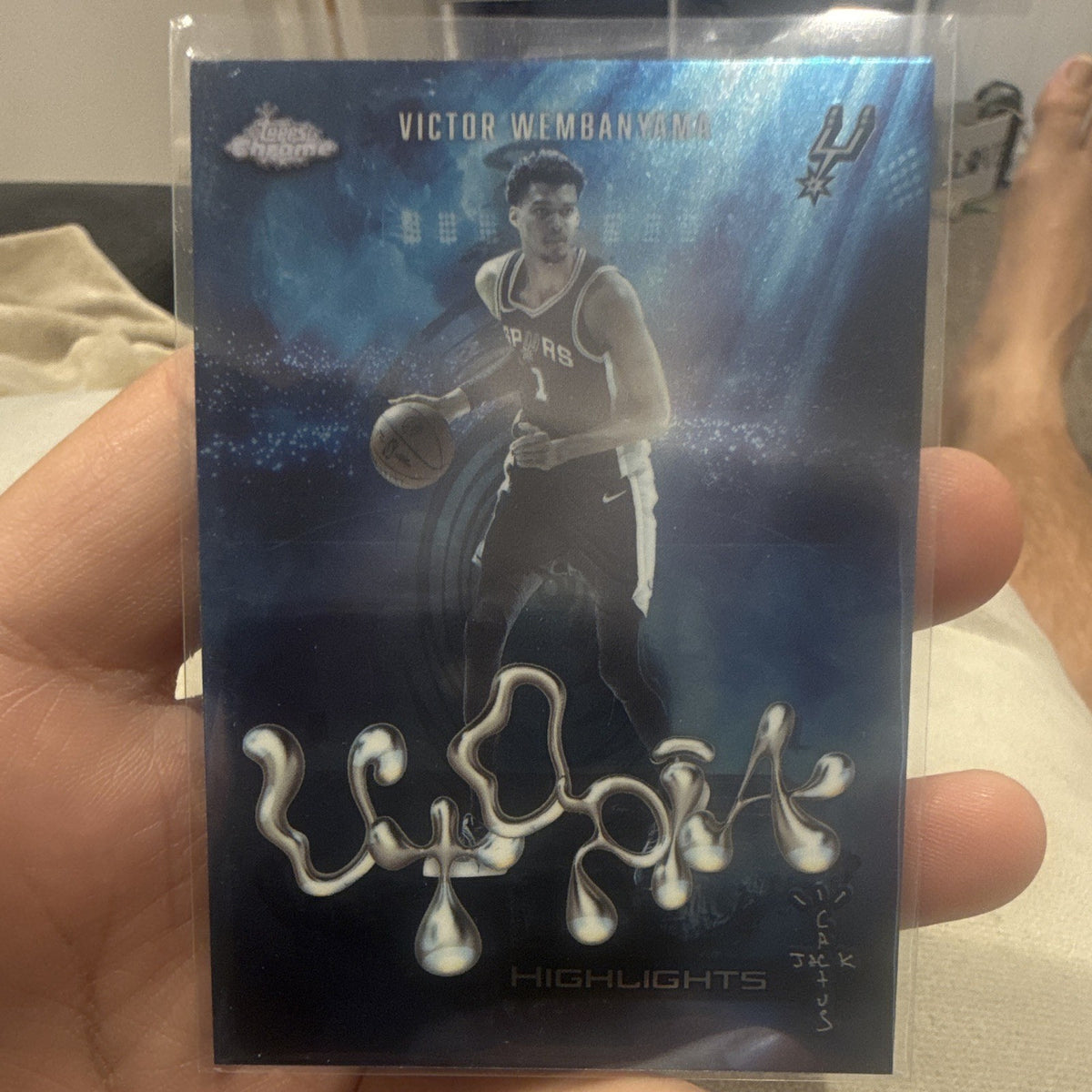 Victor Wembanyama Utopian Highlights UH 16 Topps Chrome Spurs 2025 260